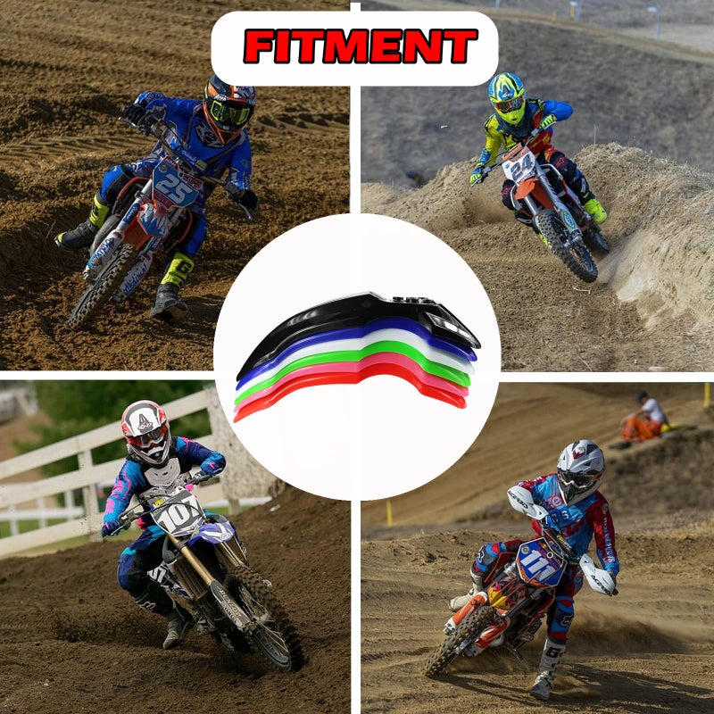 New Olym Plastic Front Wheel Mud Guard Fender CRF50 Style 129CC Pit PRO Trail Dirt Bike-Black - Image 5